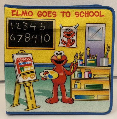 Vtg elmo goes school - elmo,