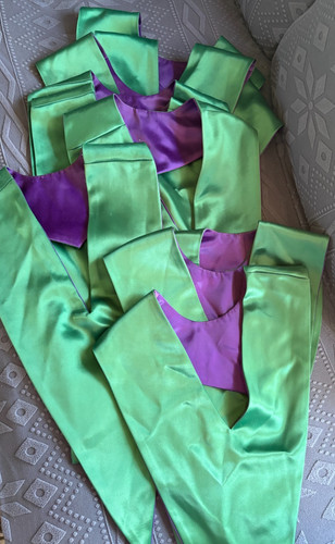 Lot choir robe - of, stoles