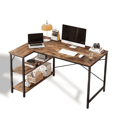 47in shaped computer desk - shaped,