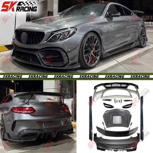 Half carbon front rear - half,