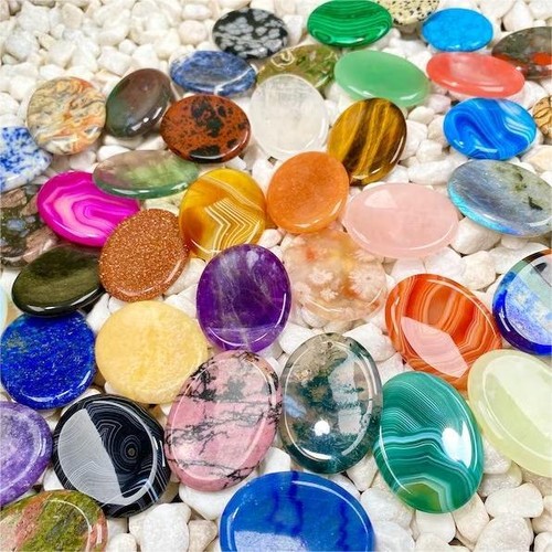 Natural crystal worry - crystal, stone