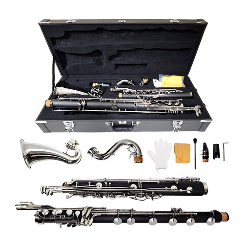 Sliver bass clarinet - sliver, with