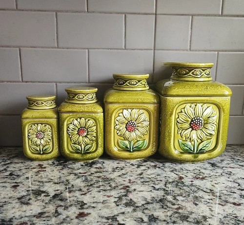 Vintage green daisy - daisy, sunflower