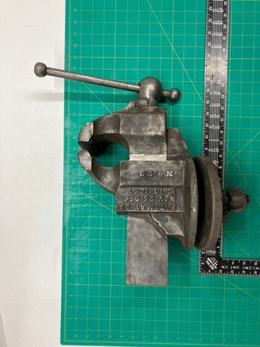 Vintage bench mount vise - vintage,