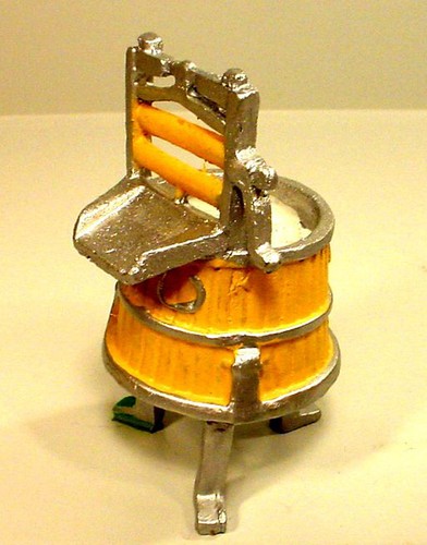Antique wash tub miniature - antique,