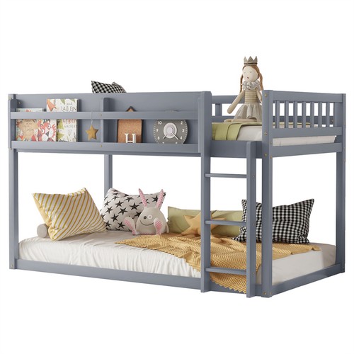 Solid wood low twin size - twin,