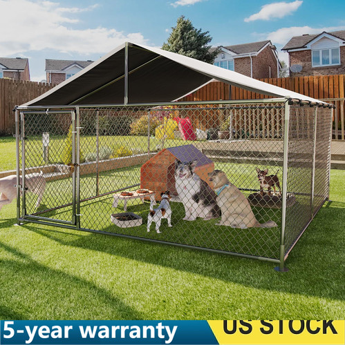 Large dog kennel outdoor - kennel, with