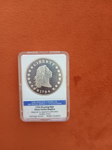 1794 flowing hair silver - 1794,