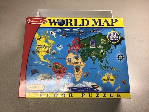 Melissa doug world map floor - melissa, &