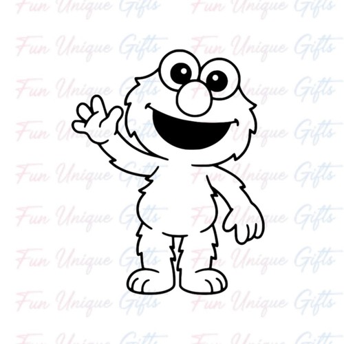 Elmo vinyl decal sticker - elmo,