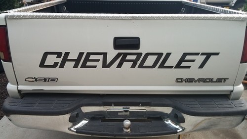 Chevrolet tailgate decal - chevrolet,