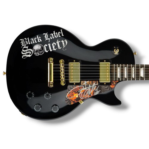 Zakk wylde signed guitar - zakk, black