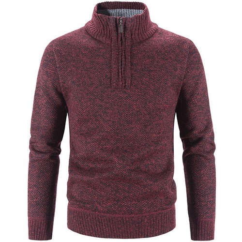 Men warm fleece knitted - fleece,