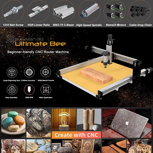 Silver ultimate bee cnc - silver,