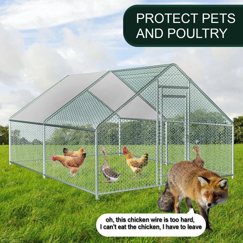 10x13ft large chicken coop - 10x13ft, run