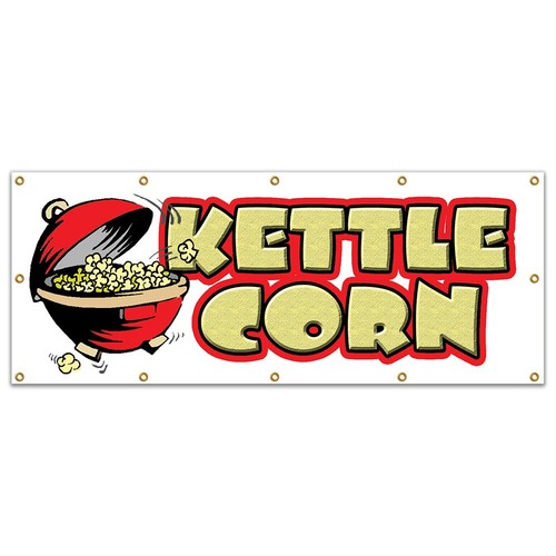 Kettle corn banner heavy - banner,
