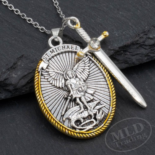 Saint michael pendant - saint,