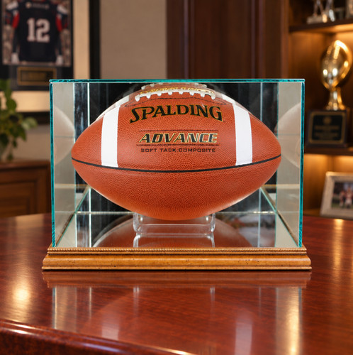 Football display case - display, glass