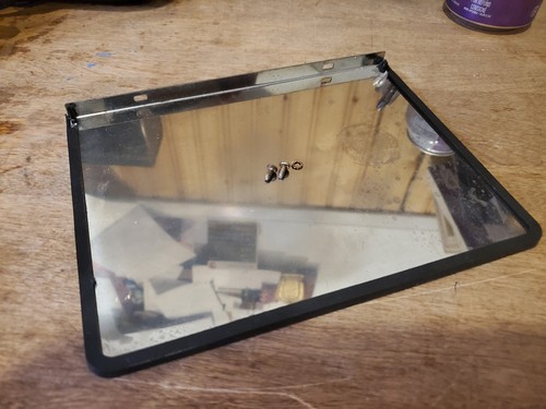 Metal cover and - , screws