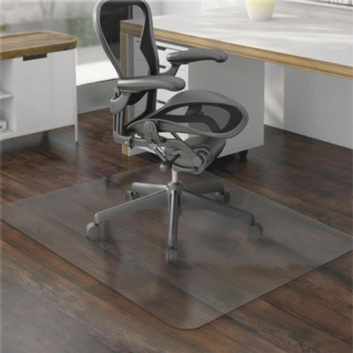 Pvc chair mat x48 clear - pvc, 36"x48"