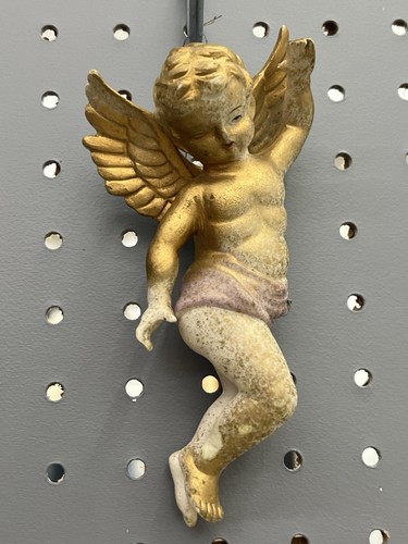 Vintage gold cherub - vintage,