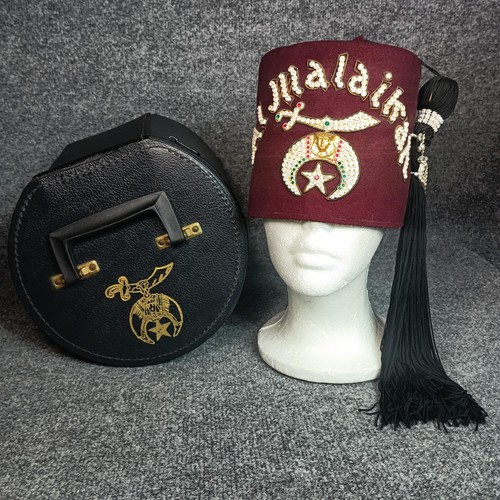 Vintage shriners fez hat 4 - shriners,