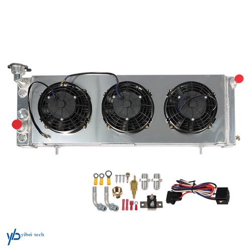 Row radiator shroud fan - row, radiator+shroud