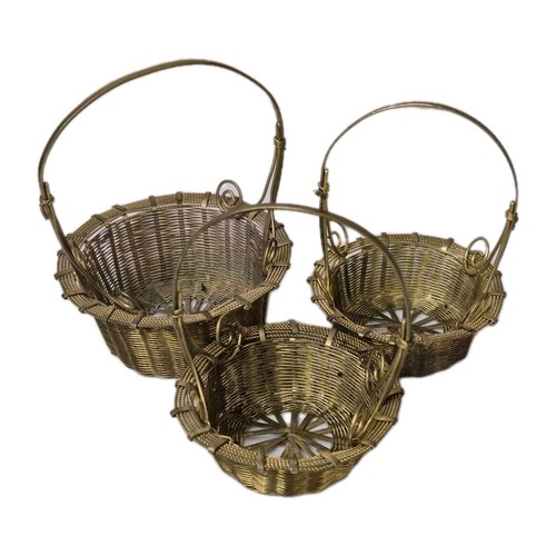 Brass woven mini - brass,