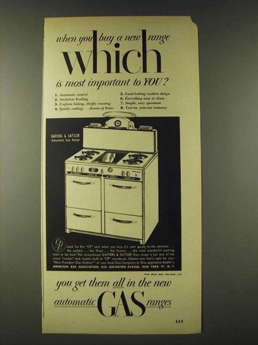 1948 aga american gas - aga,