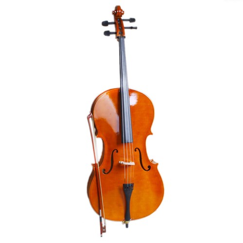 Wood cello bag - cello, rosin