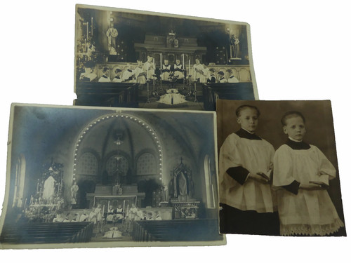 Vintage catholic church altar - church,