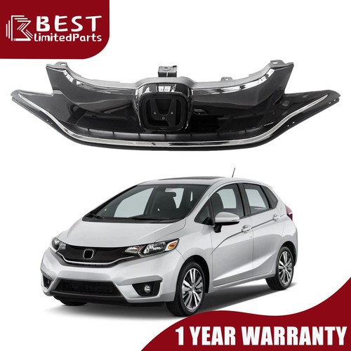 Front chrome glossy black - &,