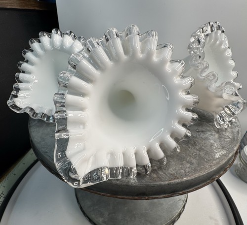 Fenton white milk glass - fenton,