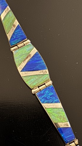 Tennis bracelet cobalt blue - cobalt, &