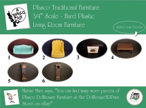 Plasco vintage dollhouse - plasco,