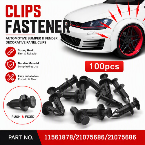 100 clips for honda push - clips,