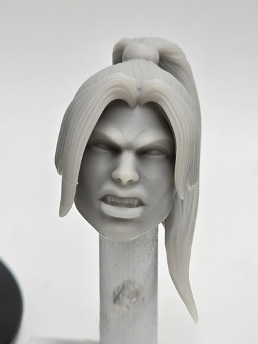 Print female vampire head - female,