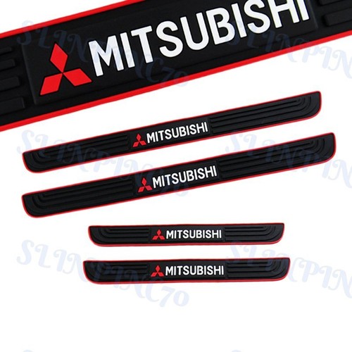 Black 4pcs rubber - car, door