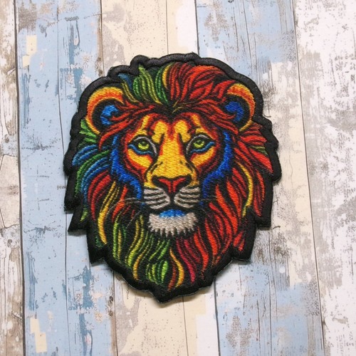 Roaring lion patch iron - roaring,
