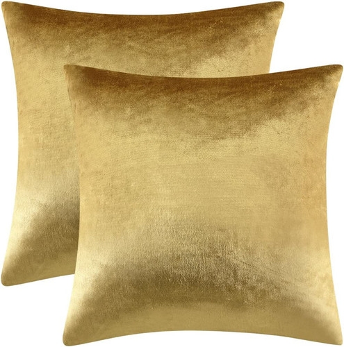 Gold velvet decorative - decorative, throw