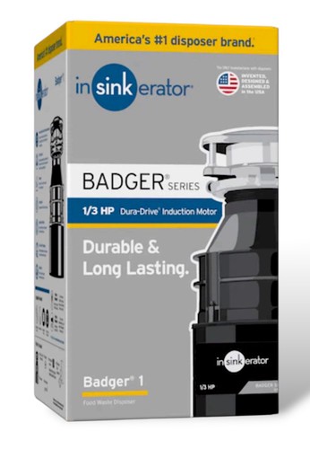 Insinkerator badger 1xl - 1/3, hp