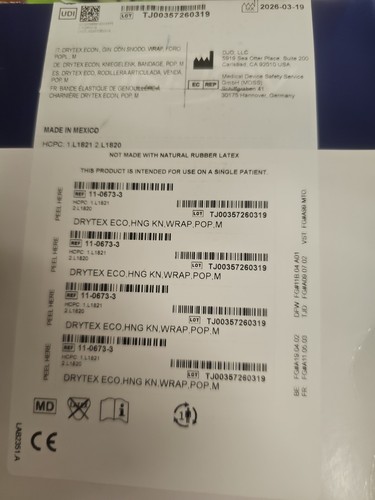 Donjoy drytex economy - drytex, hinge