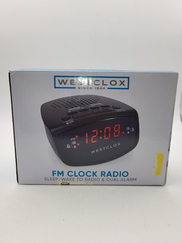Westclox clock radio dual - westclox, fm