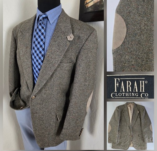 Farah 46r barleycorn tweed - farah,