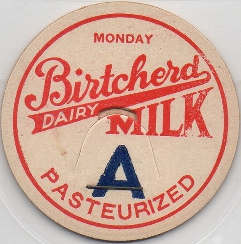 Milk bottle cap birtcherd - milk,