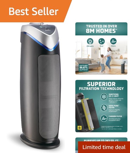 Compact air purifier - compact, 4-in-1