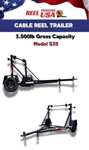 Cable trailer reel - trailer,
