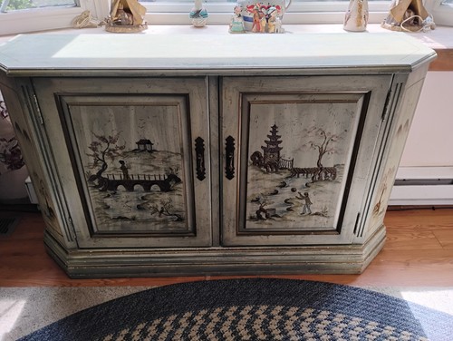 Habersham green chinoiserie - green,