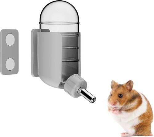 Hamster water bottle with - water,