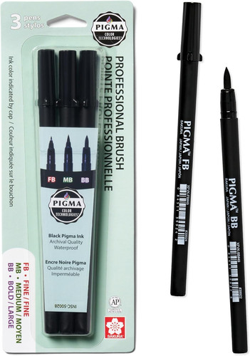 Pigma professional brush pens - brush,